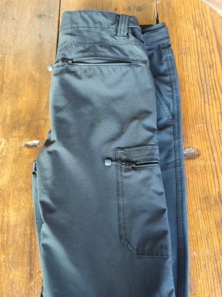 Pantaloncini da escursionismo da uomo neri