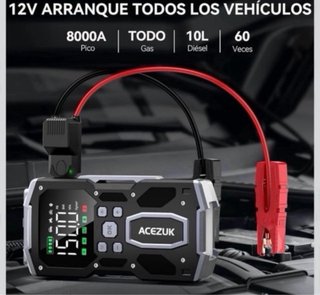 Arrancador y Compresor Coche/Moto ACEZUK