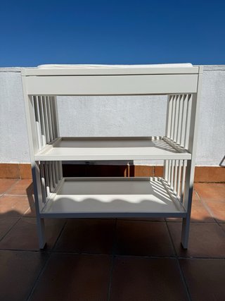 Cambiador IKEA bebé con colchoneta Zara Home