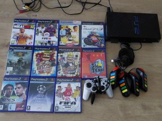 Consola PS2 + 11 Juegos + 1 Mando