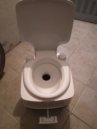 WC Químico Porta Potti 165 Poco Uso