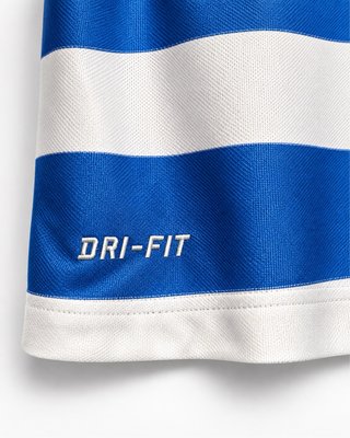 Camiseta Nike Dri-FIT Rayas Azul/Blanca Talla L