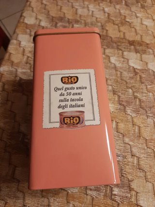 Scatola in latta decorata I Sapori di Casa Mia