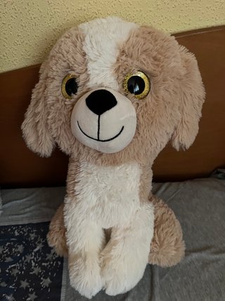 2 Peluches Perro Ojos Saltones