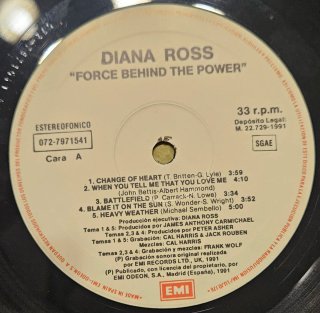 Vinilo Diana Ross - The Force Behind The Power