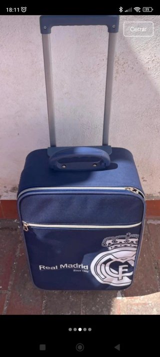Maleta Real Madrid Azul