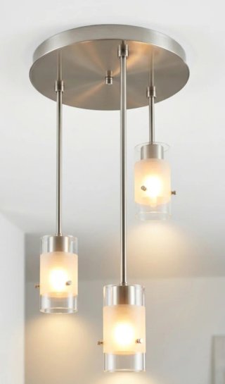 Lámpara de techo moderna 3 luces