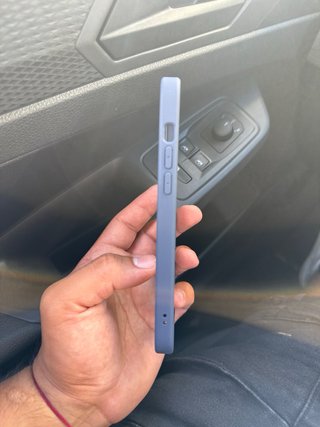 Funda iPhone 14 Plus Transparente Azul