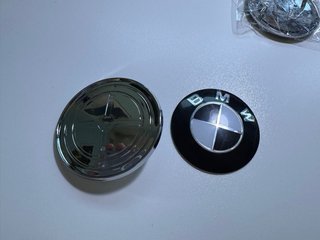 Emblemas BMW negros 74mm