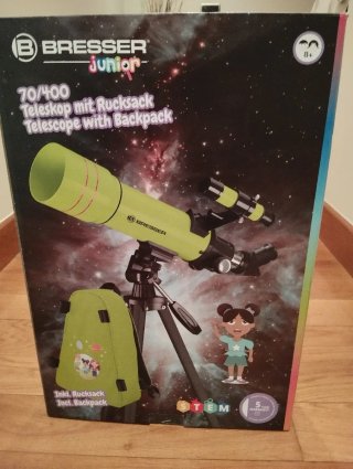 Telescopio Bresser Junior 70/400 con Mochila