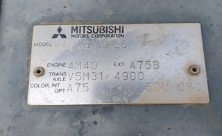 Mitsubishi 394309 airbag delantero derecho montero