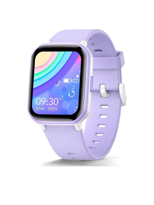 Orologio intelligente YOUSOKU per bambini e ragazze, viola e bianco
