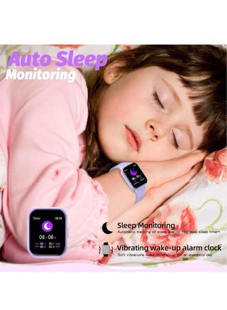 Reloj Inteligente YOUSOKU Niños Niñas Morado Blanc
