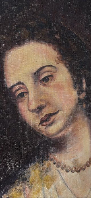 Obra original pintor Davan. Retrato mujer