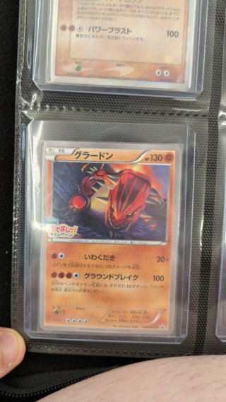 Groudon XY-P 144 Carta Pokémon