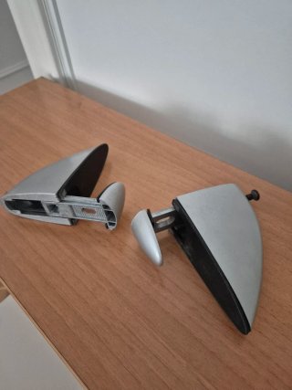 Estante madera 80cm y 2 soportes clip