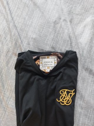 Camiseta Sik Silk Negra Talla xs