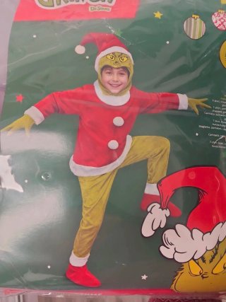 Disfraz Grinch infantil nuevo