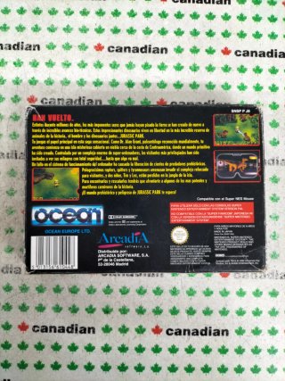Jurassic Park Super Nintendo PAL