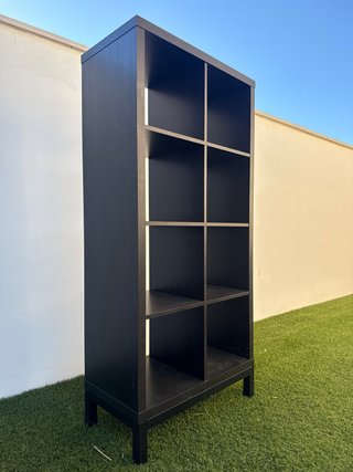 Estantería IKEA KALLAX negro-marrón 77x147cm
