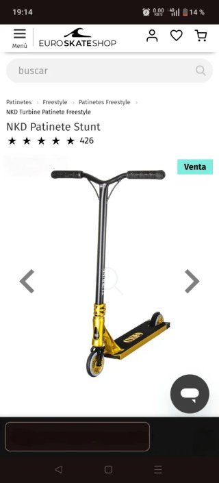 Patinete Freestyle NKD Scooter Profesional Trucos