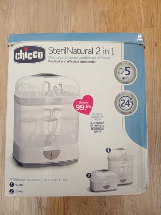 Esterilizador eléctrico Chicco biberones, chupetes