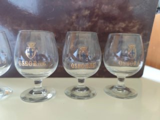 Copas licor Osborne Cristal