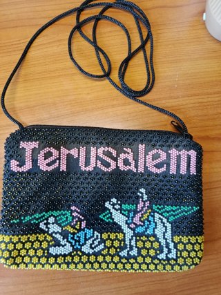 Bolso de mano Jerusalén con pedrería