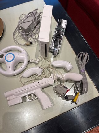 Consola Wii con accesorios