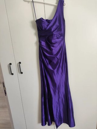 Vestido Morado boda/graduación.Talla Única