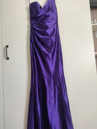 Vestido Morado boda/graduación.Talla Única