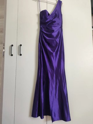 Vestido Morado boda/graduación.Talla Única