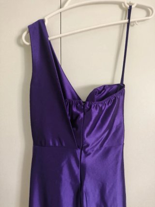 Vestido Morado boda/graduación.Talla Única