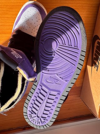 Zapatillas Jordan Talla 40 Morado/Blanco