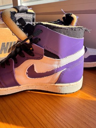 Zapatillas Jordan Talla 40 Morado/Blanco