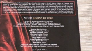 Opera: Agostino Steffani, "Niobe, Regina Di Tebe"