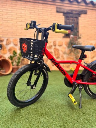 Bicicleta Infantil Roja de aluminio