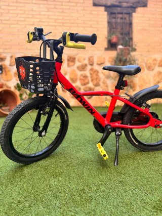 Bicicleta Infantil Roja de aluminio