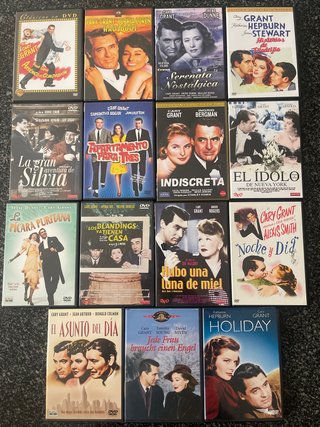 Lote 15 DVDs Gary Grant Clásicos(B17)