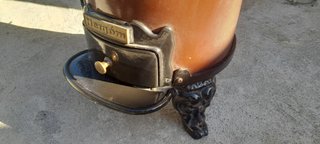 Estufa Hérgom + 2 tubos chimenea