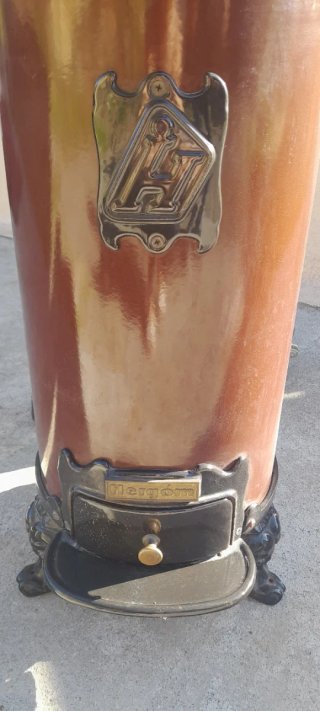 Estufa Hérgom + 2 tubos chimenea
