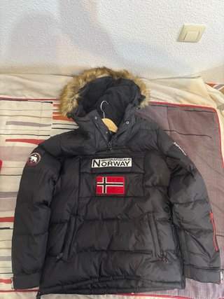 Parka Geographical Norway Negra Talla L