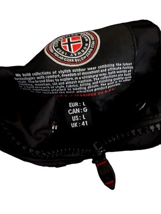 Parka Geographical Norway Negra Talla L