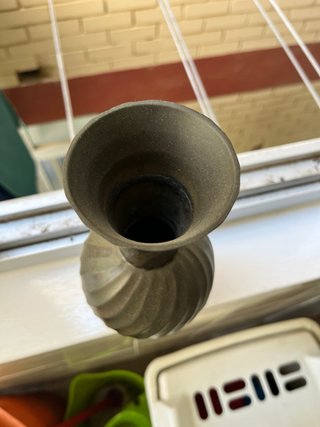 Jarrón Bronce Espiral