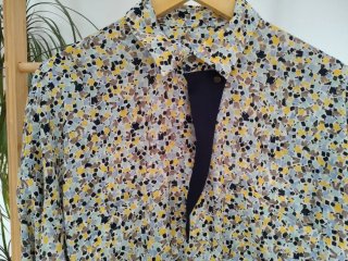 Vestido camisero Zara estampado