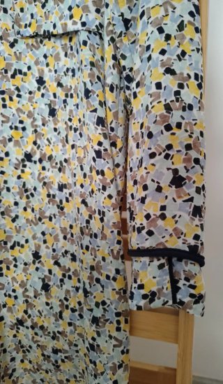 Vestido camisero Zara estampado