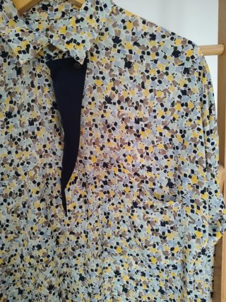 Vestido camisero Zara estampado