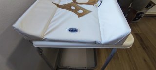 Bañera cambiador bebé con estampado de osito