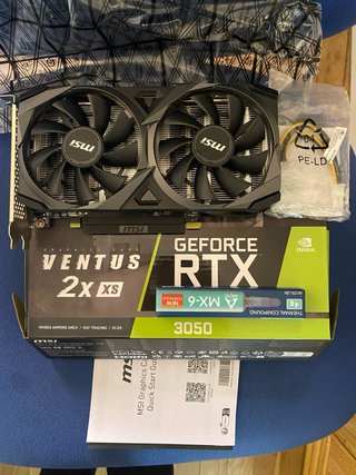MSI RTX 3050 VENTUS 2X XS OC 8GB GDDR6