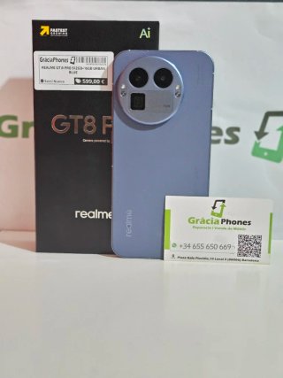 Realme GT 8 Pro 512GB 16GB Azul Semi Nuevo
